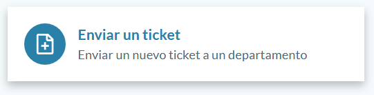 Opción para solicitar ayuda en el portal