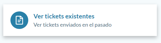 Seguimiento de tickets existentes